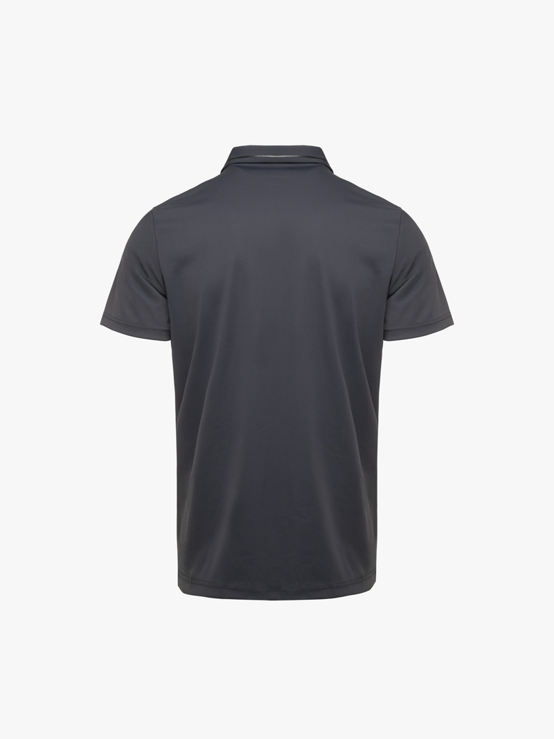 Áo Polo Cool-X In Viền Bo Cổ Form Slimfit PO186 Xanh Đen