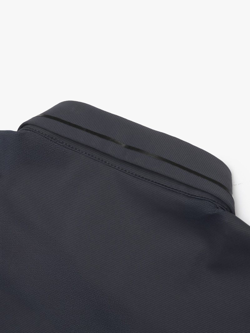 Áo Polo Cool-X In Viền Bo Cổ Form Slimfit PO186 Xanh Đen