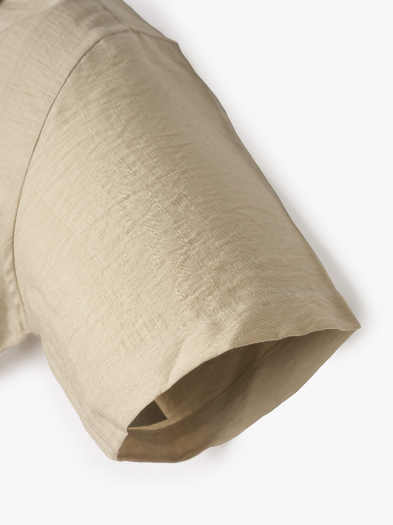 Áo Sơ Mi Linen Xước Ngắn Tay Form Regular SM203