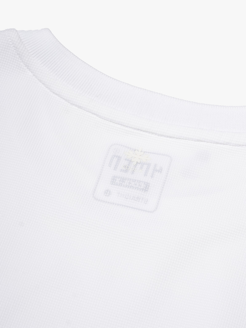 Áo Thun Cool-X In Logo Bông Tuyết Sau Cổ Form Regular AT189 Trắng