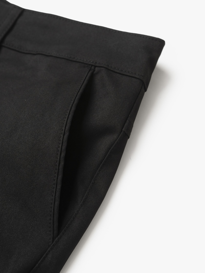 Quần Kaki Trơn Túi 2 Cơi Form Slimfit QK034 Màu Đen