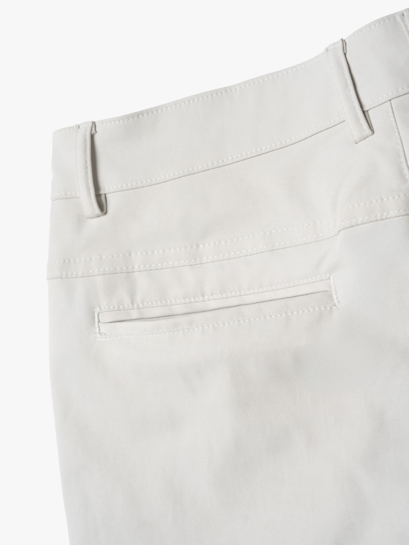 Quần Kaki Trơn Túi 2 Cơi Form Slimfit QK034 Màu Kem