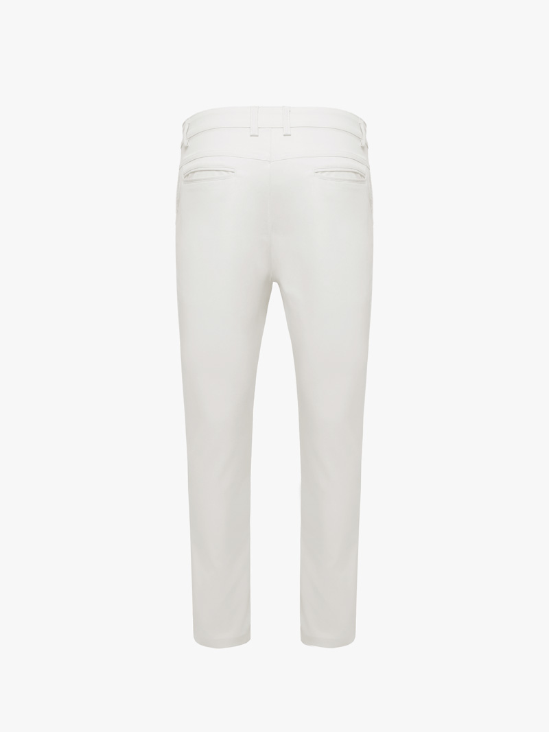 Quần Kaki Trơn Túi 2 Cơi Form Slimfit QK034 Màu Kem