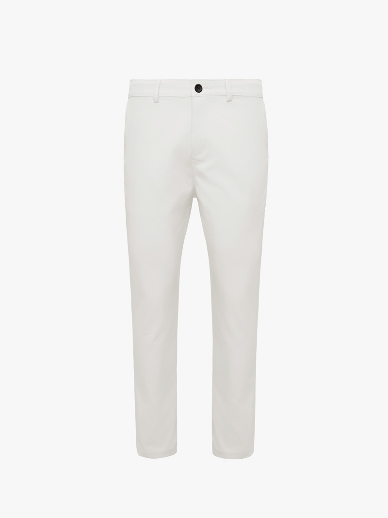 Quần Kaki Trơn Túi 2 Cơi Form Slimfit QK034 Màu Kem