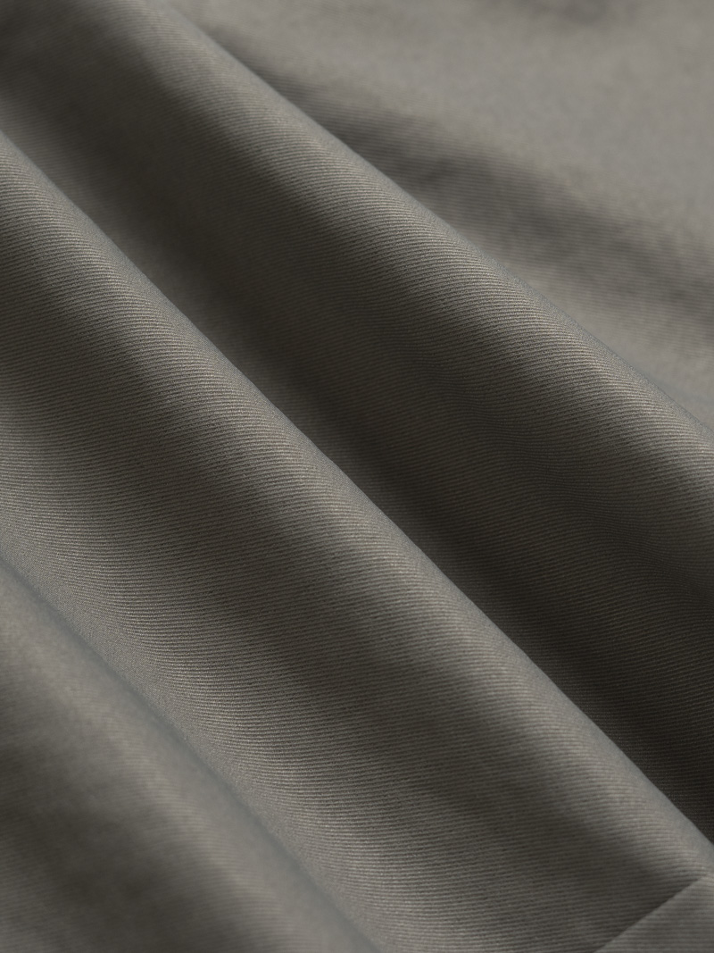 Quần Kaki Trơn Túi 2 Cơi Form Slimfit QK034 Màu Xám Đậm