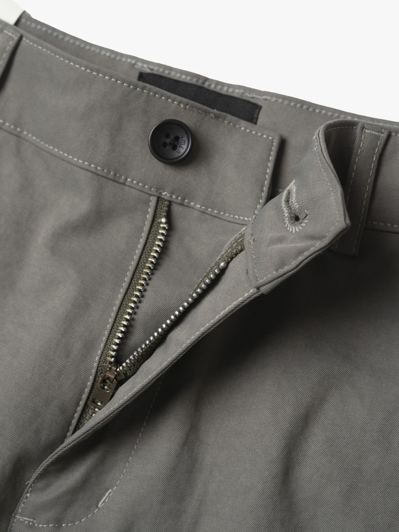 Quần Kaki Trơn Túi 2 Cơi Form Slimfit QK034 Màu Xám Đậm