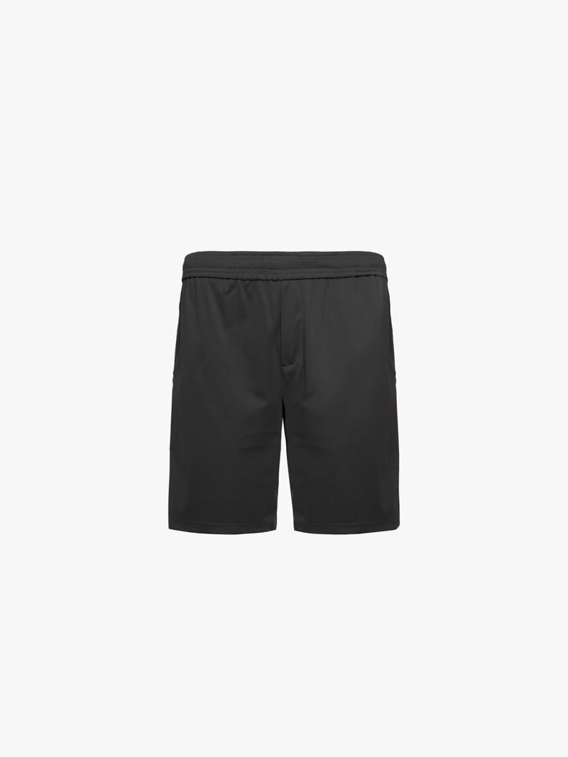 Quần Short Cool-X In Logo Form Straight QS084 Đen
