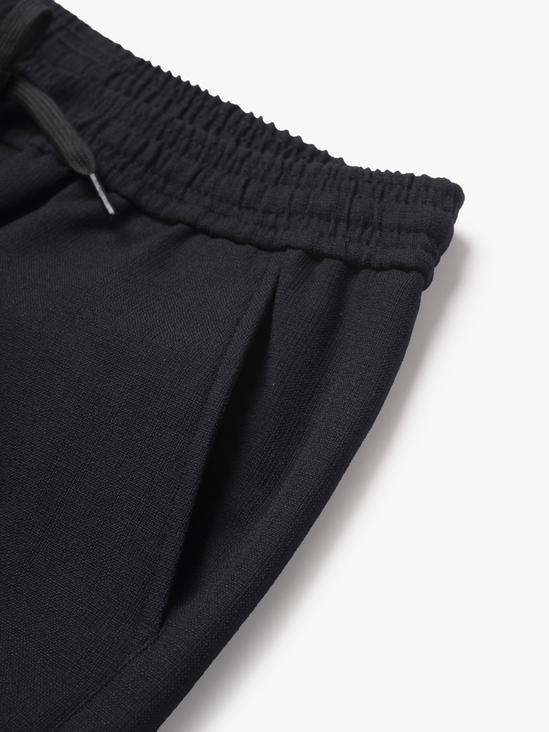 Quần Short Linen Trơn Form Straight QS085 Màu Đen