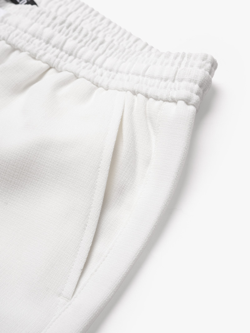 Quần Short Linen Trơn Form Straight QS085 Màu Trắng