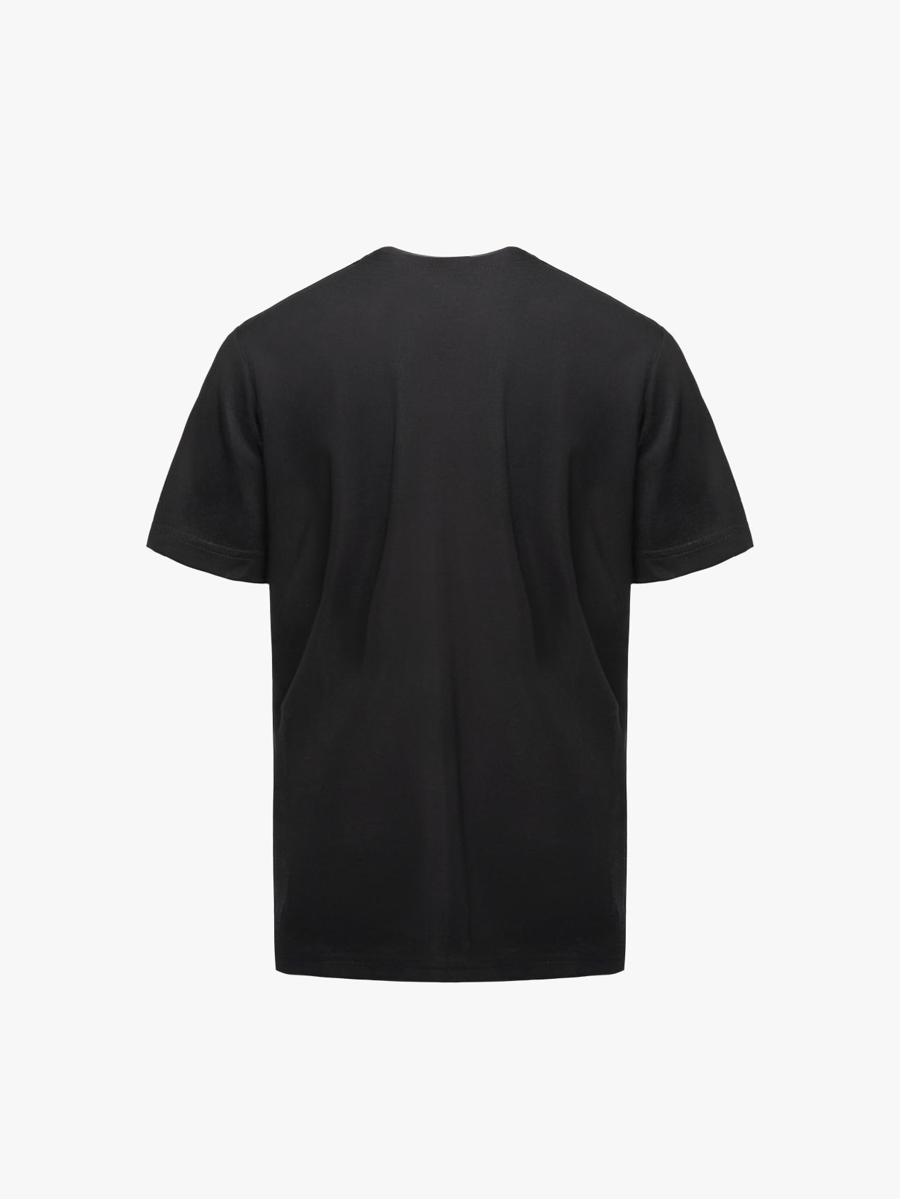Áo Thun Rayon Cổ V Thêu Chữ Beyond Daily Form Regular AT195 Màu Đen