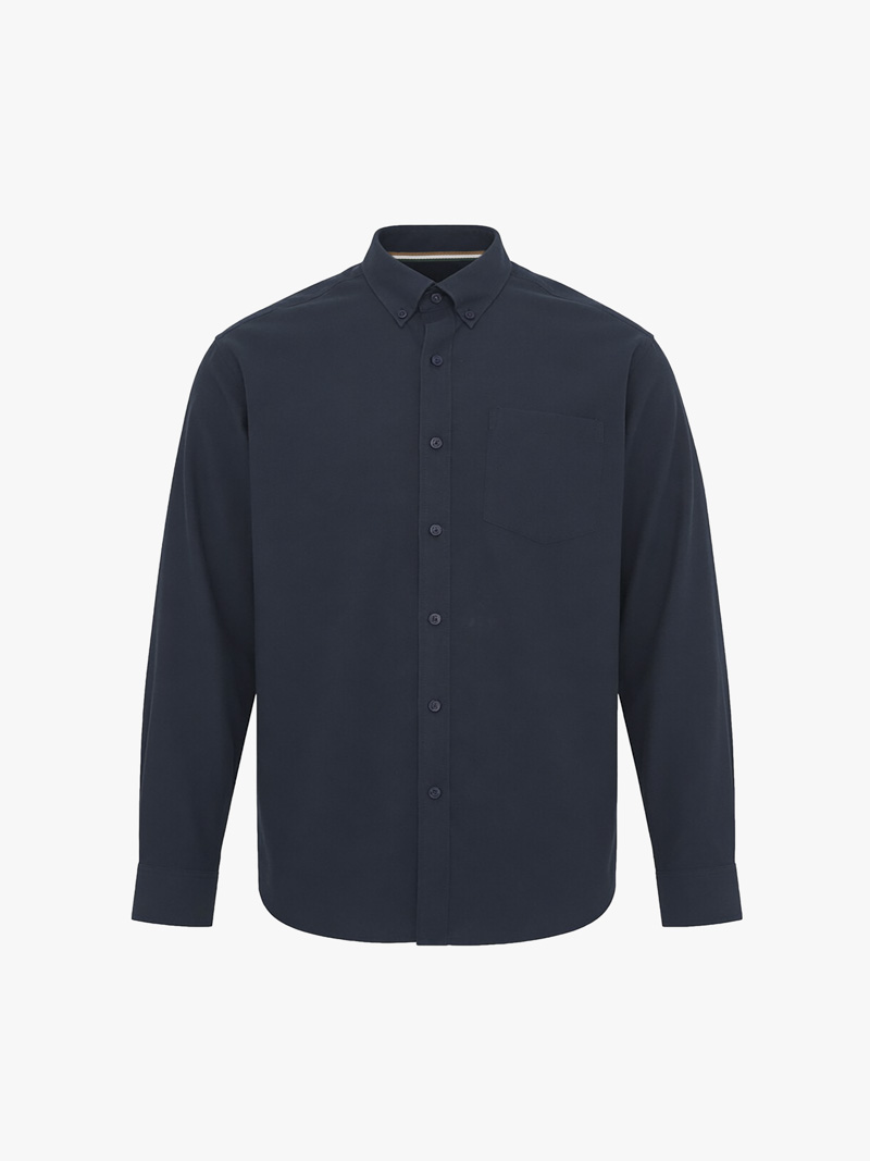 Áo Sơ Mi Oxford Signature Stripe Form Regular SM209 Màu Xanh Đen