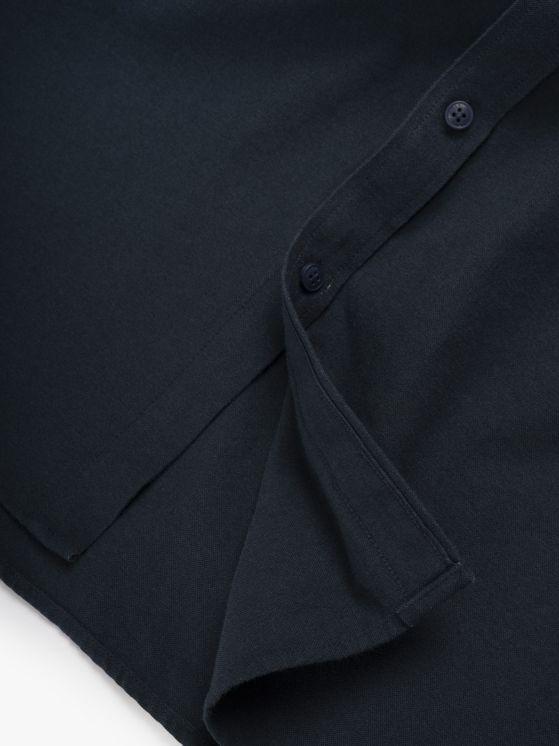 Áo Sơ Mi Oxford Signature Stripe Form Regular SM209 Màu Xanh Đen