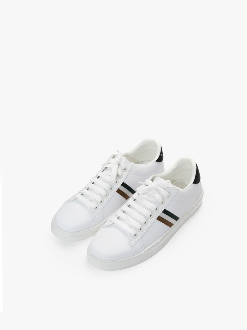 Giày thể thao signature stripe 3 Sọc 4MEN G023 Màu Trắng