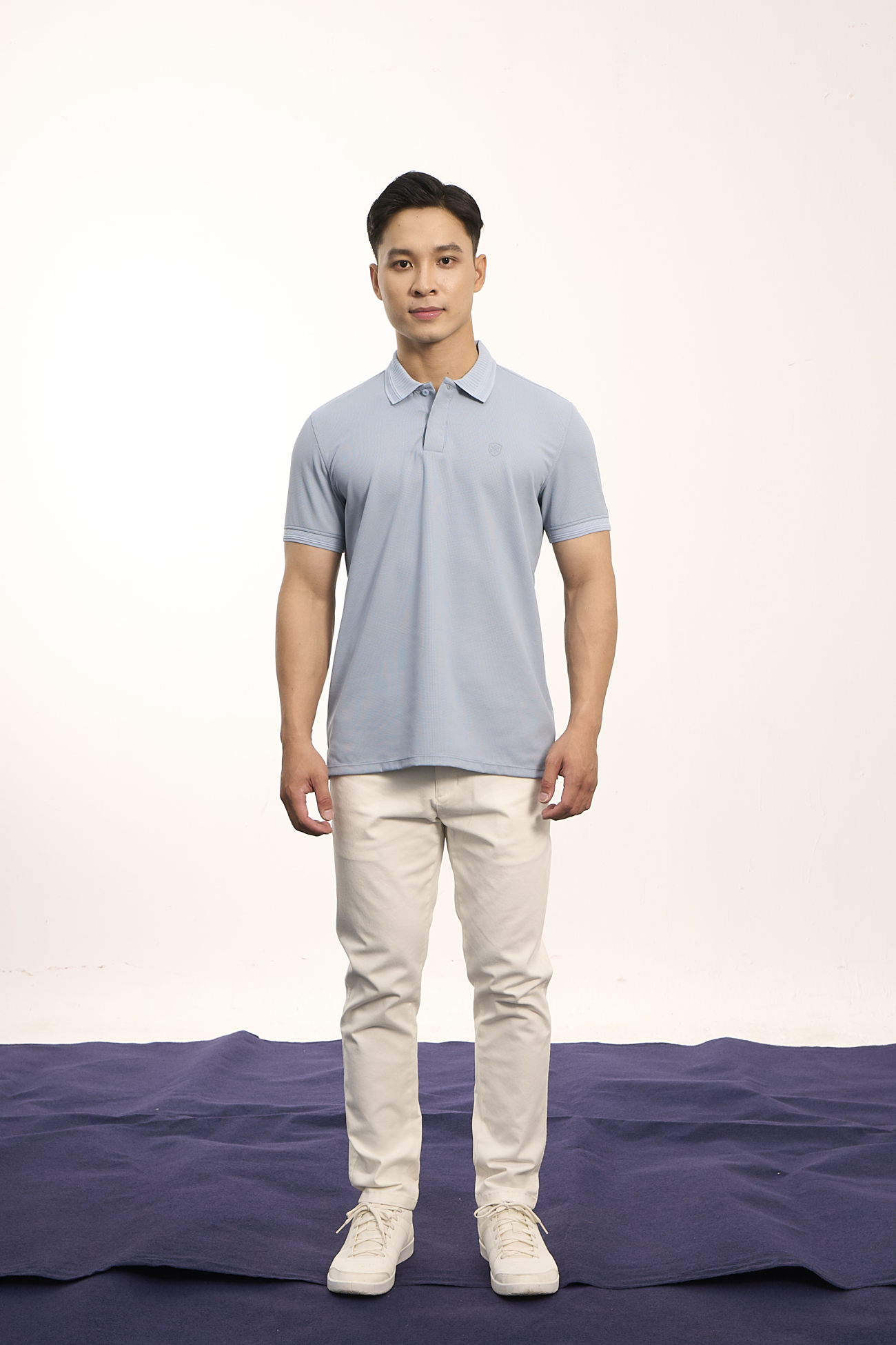 Quần Kaki Trơn Form Slimfit QK032 Màu Trắng