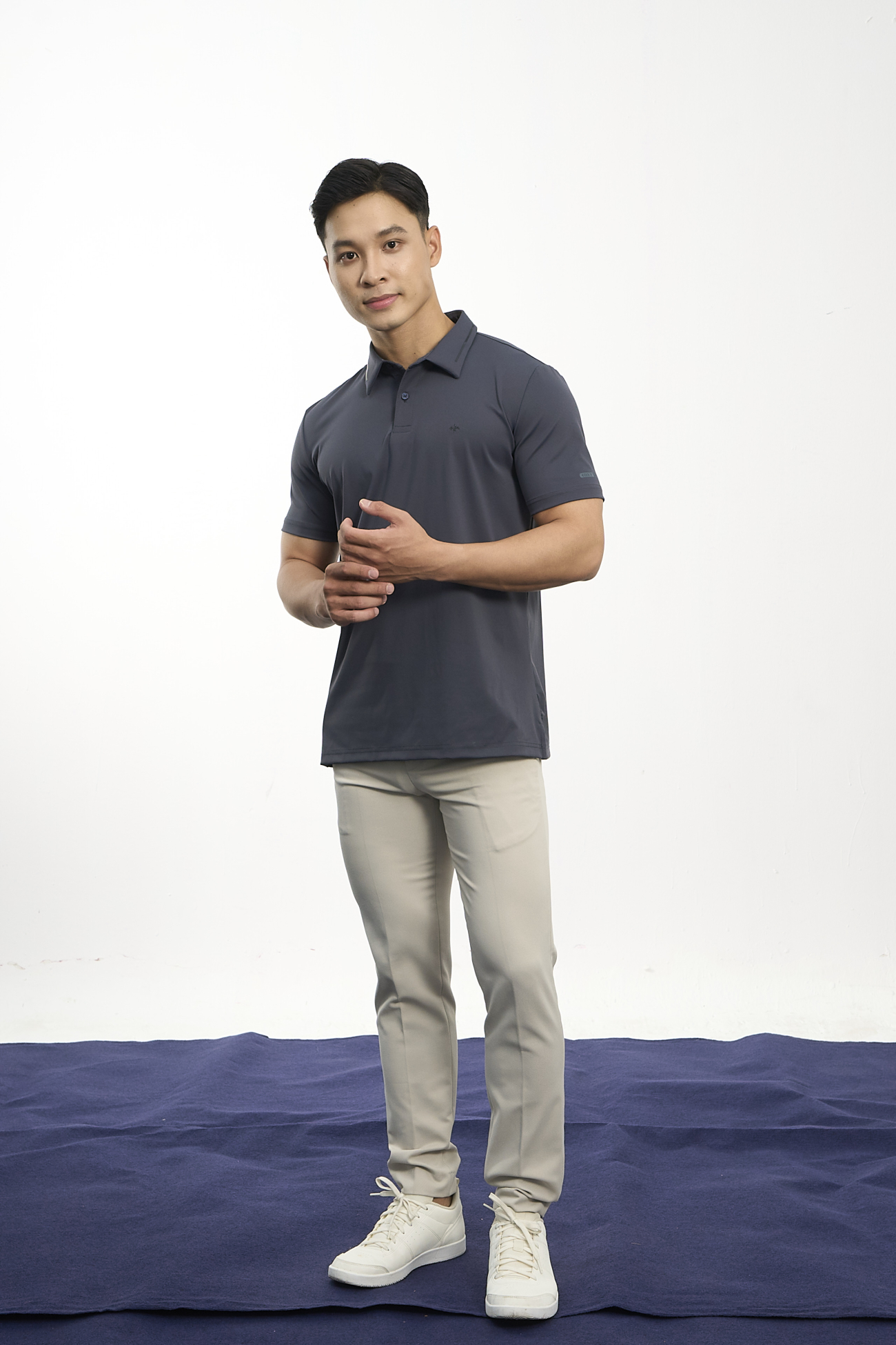 Quần Tây Trơn Form Slimfit QT050 Màu Kem