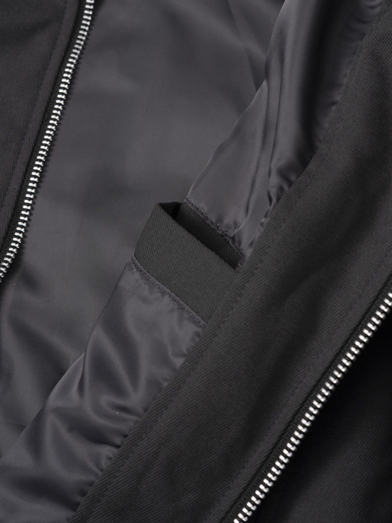 Áo Khoác Blouson Form Relax AK083 Màu Xám Đậm