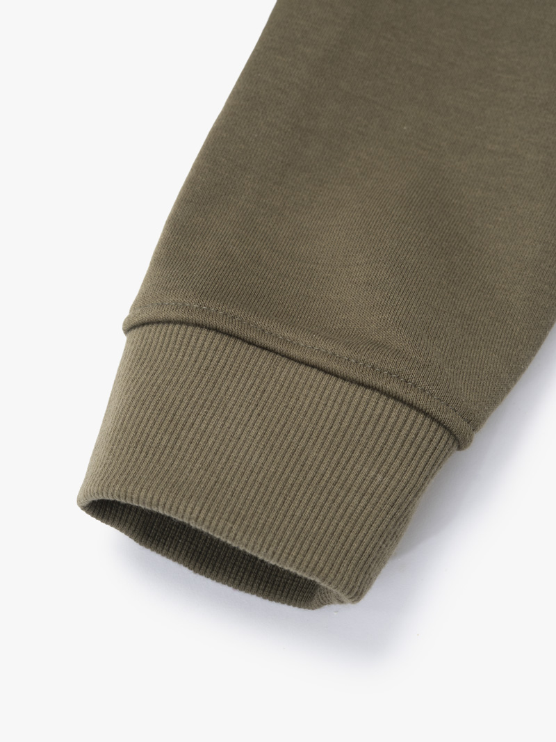 Áo Sweatshirt Chân Cua In Chữ Form Regular AS007 Màu Rêu