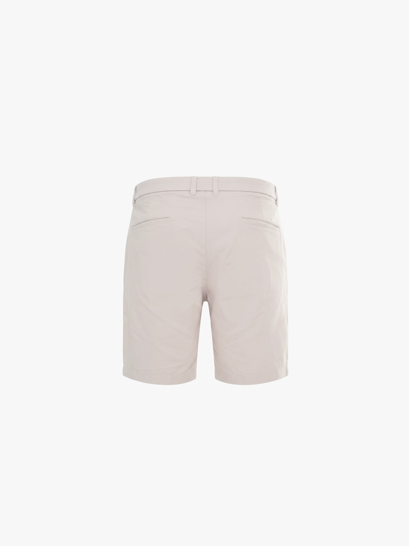 Quần Short Lưng Thun Form Regular QS089 Màu Nâu Xám