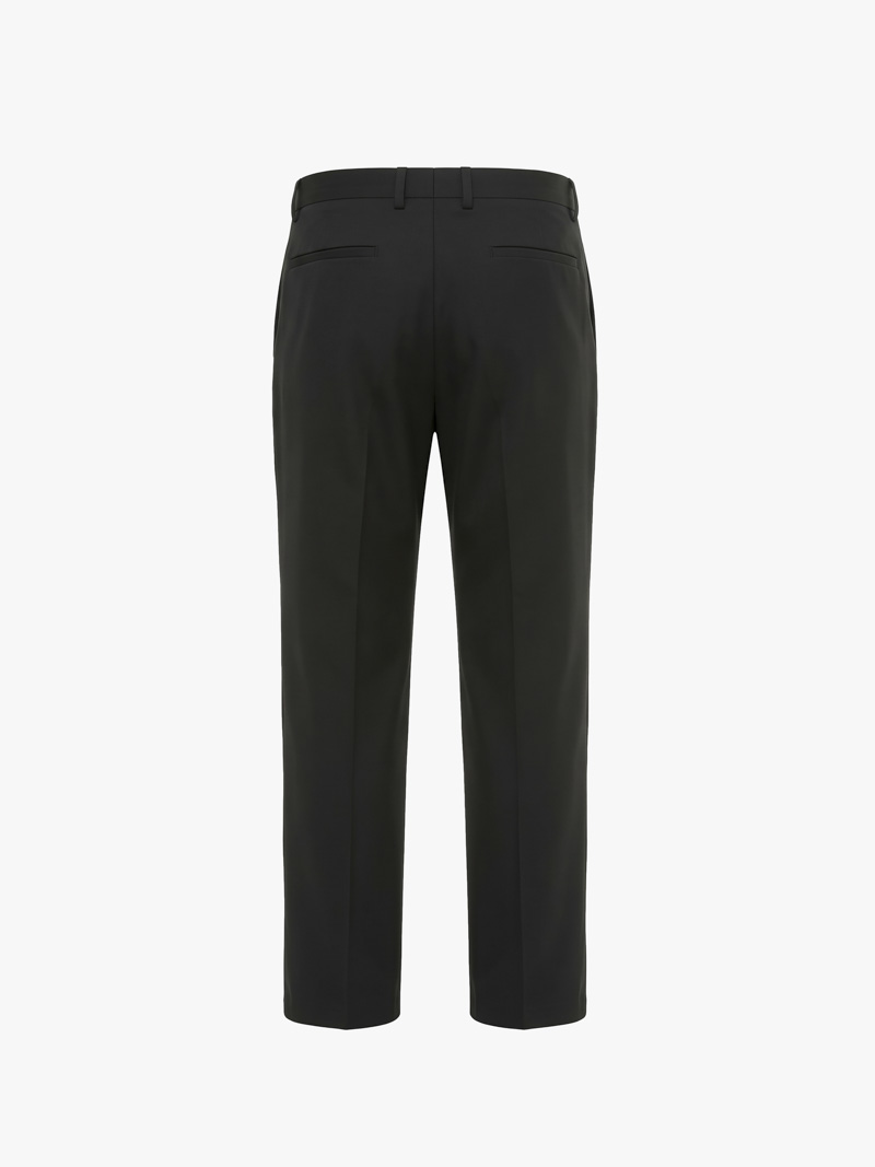 Quần Tây Trơn Xếp Ly Form Straight QT075 Màu Đen