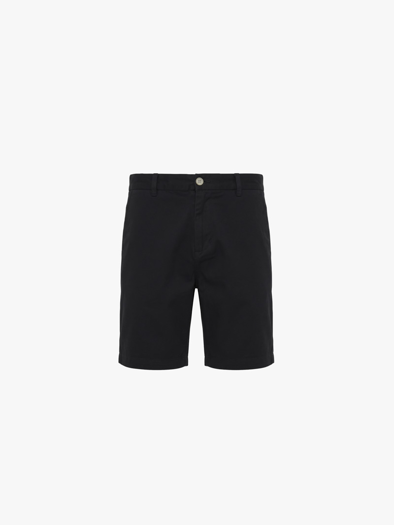 Quần Short Lưng Thun Form Regular QS089 Màu Đen