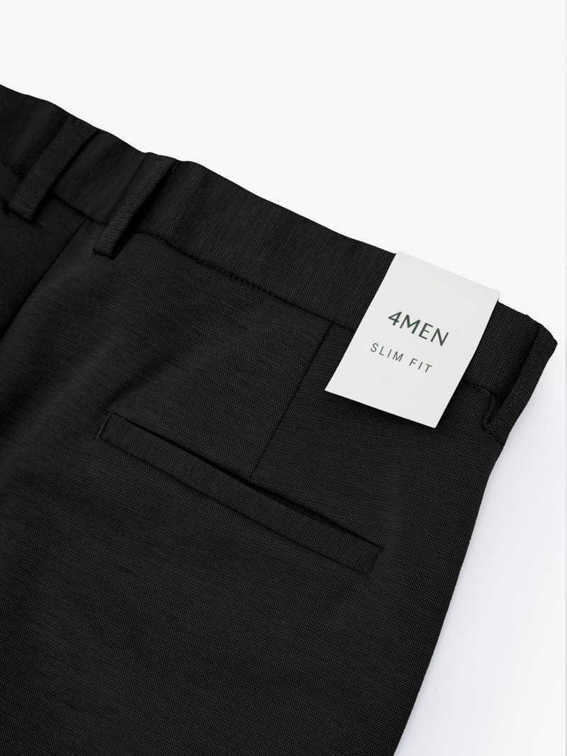 Quần Tây Motion-X Co Giãn 4 chiều Form Slimfit QT074 Màu Đen