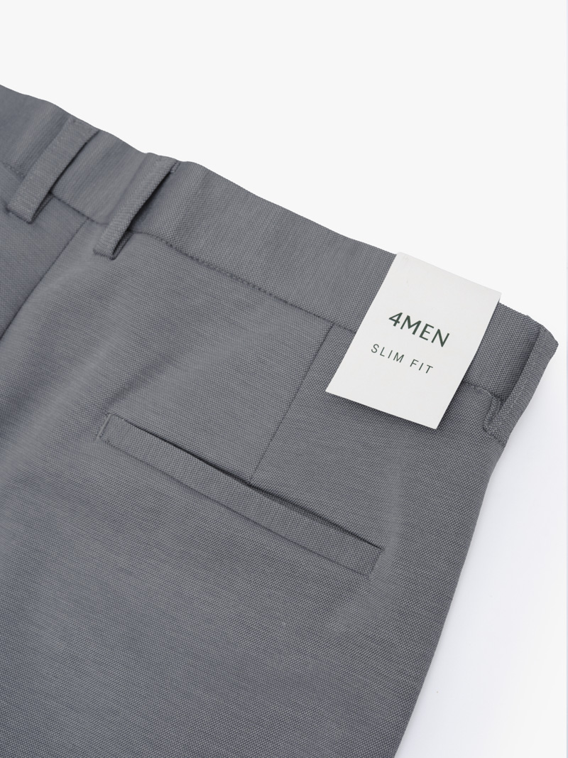 Quần Tây Motion-X Co Giãn 4 chiều Form Slimfit QT074 Màu Xám Đậm